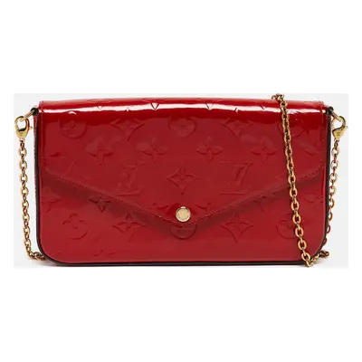 Louis Vuitton Cerise Monogram Vernis Felicie GM Pochette