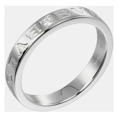 Bvlgari 18K White Gold Diamond B.Zero1 Essential Ring