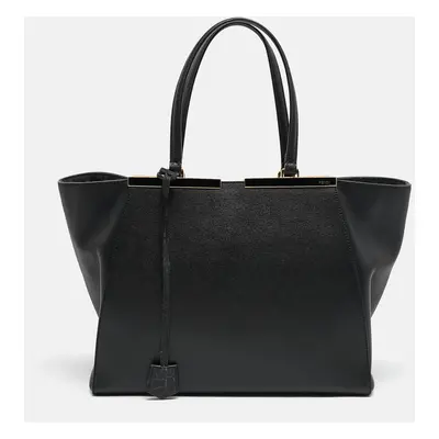 Fendi Black Leather 3Jours Tote