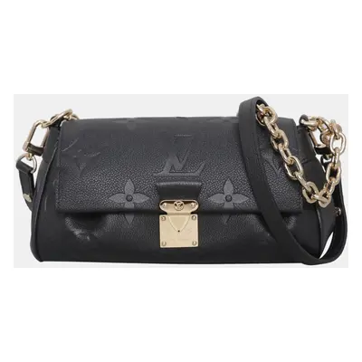 Louis Vuitton Black Monogram Empreinte Favorite Shoulder Bag