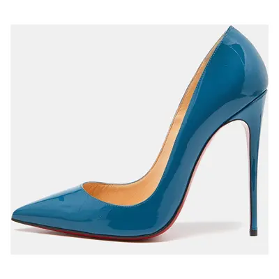 Christian Louboutin Blue Patent So Kate Pumps Size