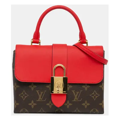 Louis Vuitton Brown Red Monogram Locky BB