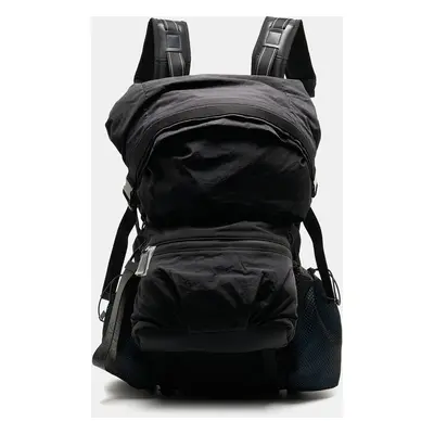 Bottega Veneta Black/Blue Nylon Trekking Backpack