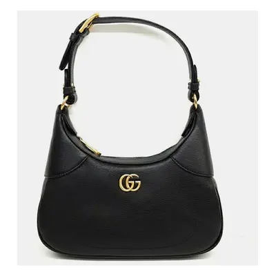 Gucci Black Leather Aphrodite Small Shoulder Bag