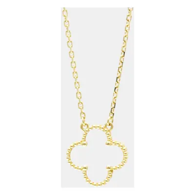 Van Cleef & Arpels 18K Yellow Gold Vintage Alhambra Pendant Necklace