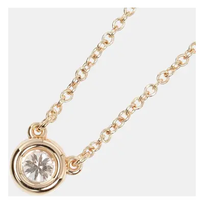 Tiffany & Co 18K Rose Gold Diamonds By the Yard Necklace