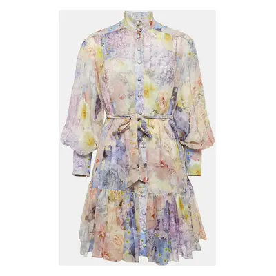 Zimmermann Multicolor Floral Print Mini Dress