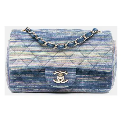 Chanel Multicolor Mini Rectangular Classic Denim Flap