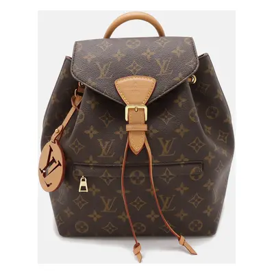 Louis Vuitton Brown Canvas Monogram Montsouris PM Backpack