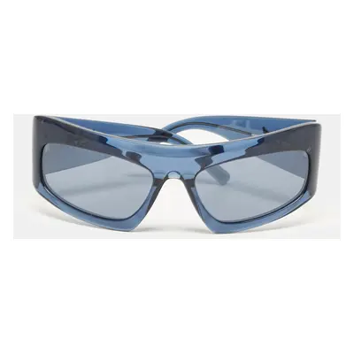 MCM Blue MW0001 90X Shield Sunglasses