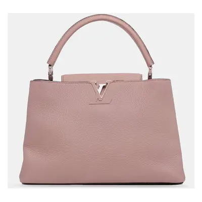 Louis Vuitton Pink Taurillon Capucines MM