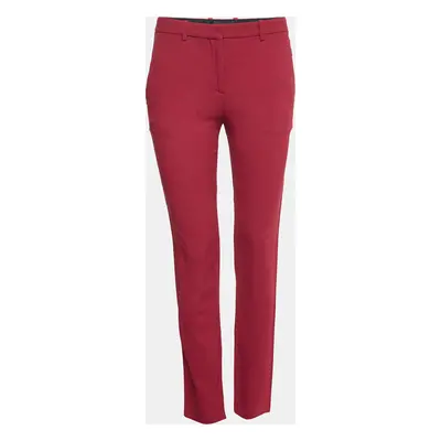 Theory Red Crepe Trousers