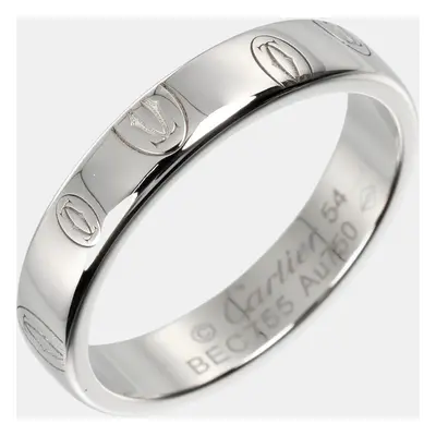 Cartier 18K White Gold Happy Birthday Ring