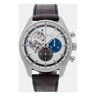 Zenith Silver Stainless Steel Chronomaster 03.2040.4061/69.C496 Automatic Men's Wristwatch mm