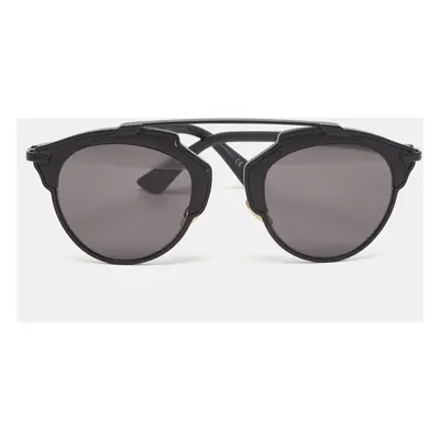 Dior Matt Black So Real Aviators Sunglasses