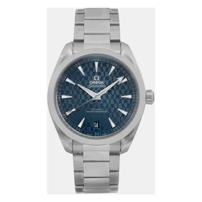 Omega Blue Stainless Steel Seamaster 522.12.41.21.03.001 Automatic Men's Wristwatch mm