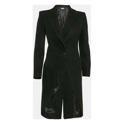 Alexander McQueen Black Wool Single Breasted Tailcoat