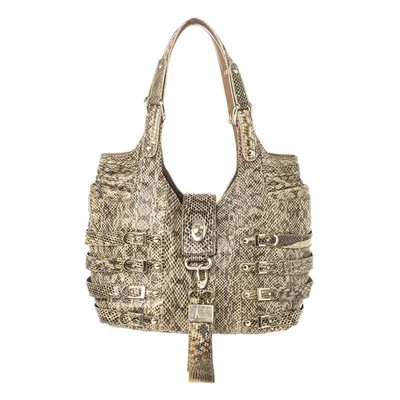 Jimmy Choo Bree Snakeskin Tote