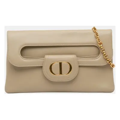 Dior Brown Medium DiorDouble Chain Bag