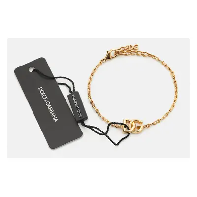 Dolce & Gabbana DG Logo Gold Tone Bracelet