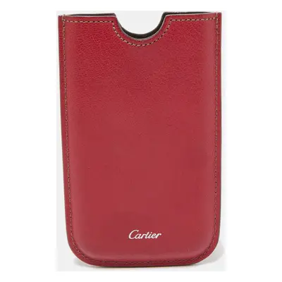 Cartier Pink Leather iPhone Case