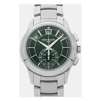 Patek Philippe Green Stainless Steel Complications 5905/1A-001 Automatic Men's Wristwatch mm