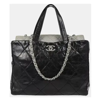 Chanel Black Calfskin Portobello 2Way Handbag