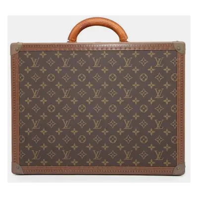 Louis Vuitton Brown Monogram Trunk Cotteville Attache Bag