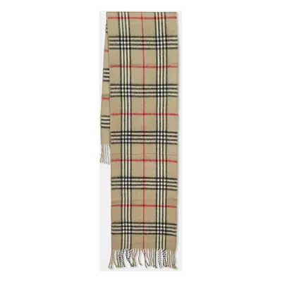 Burberry Beige Vintage Check Lambwool Scarf