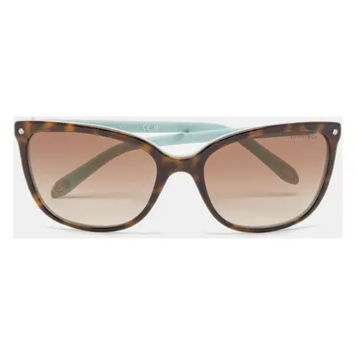 Tiffany & Co. Brown/Blue Gradient TF Crystals Cat Eye Sunglasses