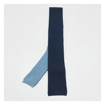 Chopard Blue Silk Knit Skinny Tie