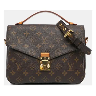 Louis Vuitton Brown Monogram Pochette Metis