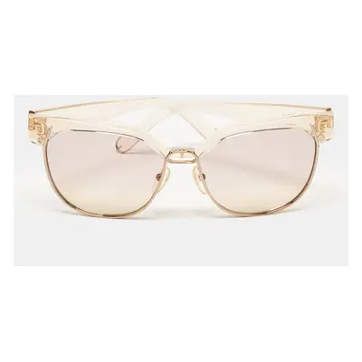 Chloé Beige Gradient CE666S Square Sunglasses