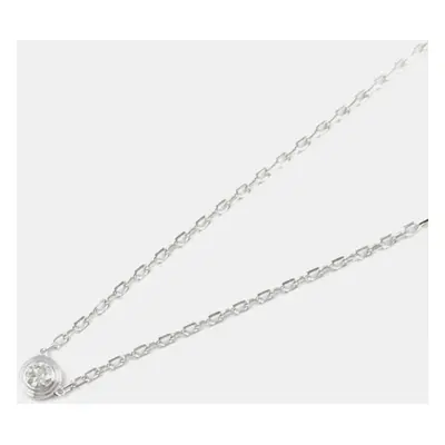 Cartier 18K White Gold and Diamond D'amour Pendant Necklace