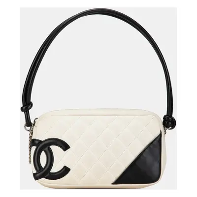 Chanel Black White Cambon Ligne Shoulder Bag