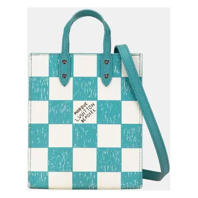 Louis Vuitton Blue/White Damier Checkerboard Sac Plat