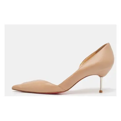 Christian Louboutin Beige Leather Iriza Pumps Size