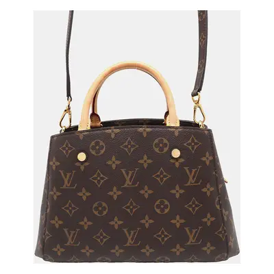 Louis Vuitton Montaigne Bordeaux Monogram Size Bb