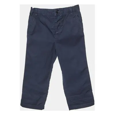 Burberry Children Black Cotton Pants Yrs