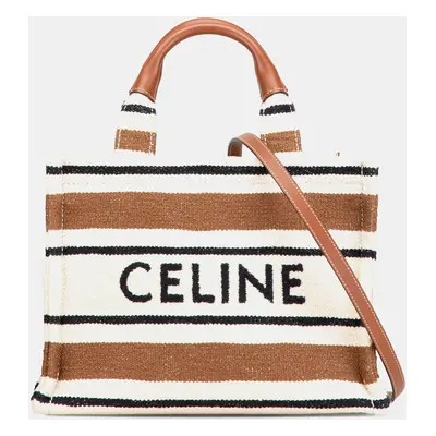 Celine Brown Small Cabas Thais Satchel Bag