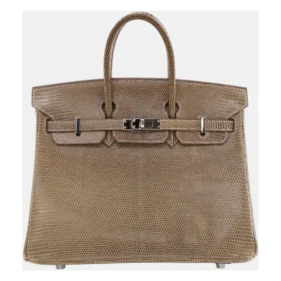 Hermes Ficelle Lizard Leather Birkin Bag