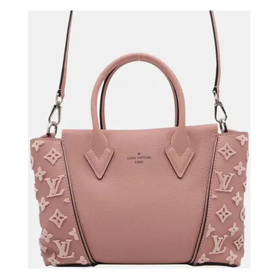 Louis Vuitton Magnolia Veau Casimir, Calf Leather/Monogram, Taffeta Velour Tote Bag