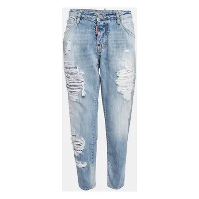 Dsquared2 Blue Distressed Denim Jeans Waist 33"