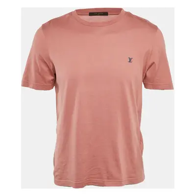 Louis Vuitton Pink Jersey Crew Neck T-Shirt