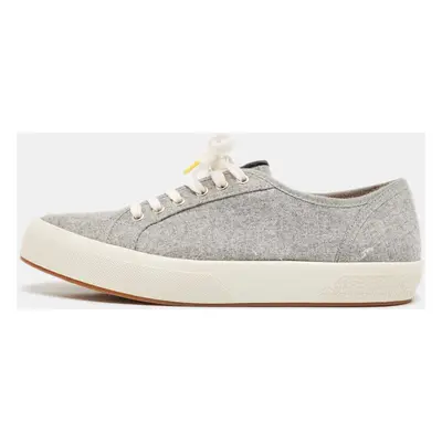 CH Carolina Herrera Grey Fabric Low Top Sneakers Size