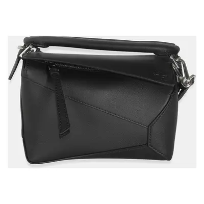 Loewe Black Classic Calfskin Mini Puzzle Edge Bag