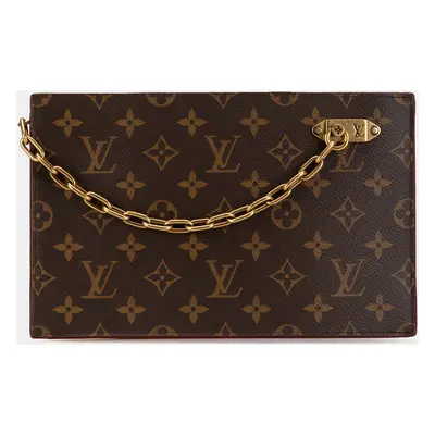 Louis Vuitton Brown Monogram Legacy Chain Clutch