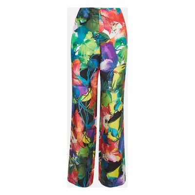 Ralph Lauren Multicolor Floral Print Wide Leg Pants