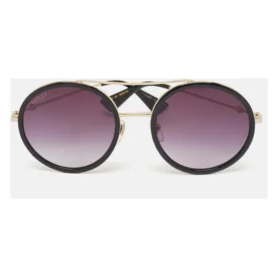 Gucci Black Gradient GG0061S Round Sunglasses