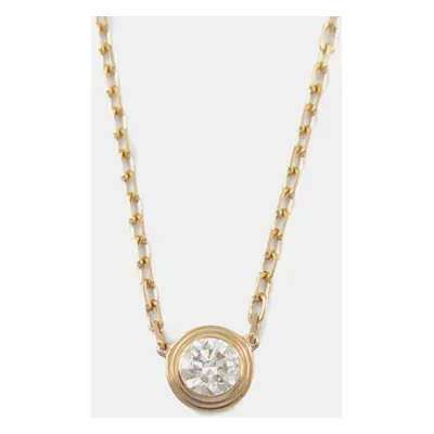 Cartier 18K Rose Gold and Diamond D'amour Pendant Necklace